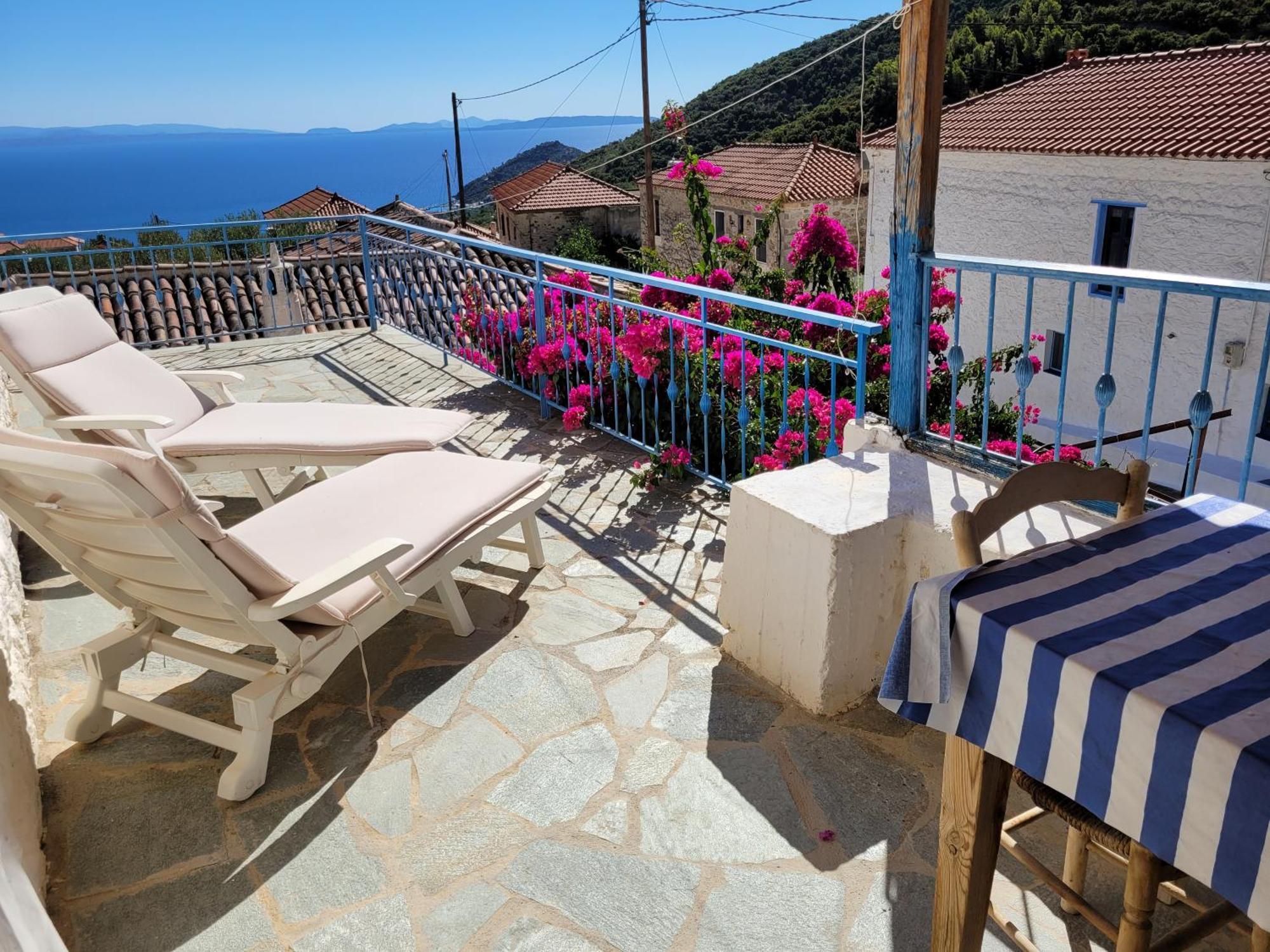 Lovely Traditionnal House With Sea View Tiros Exterior photo