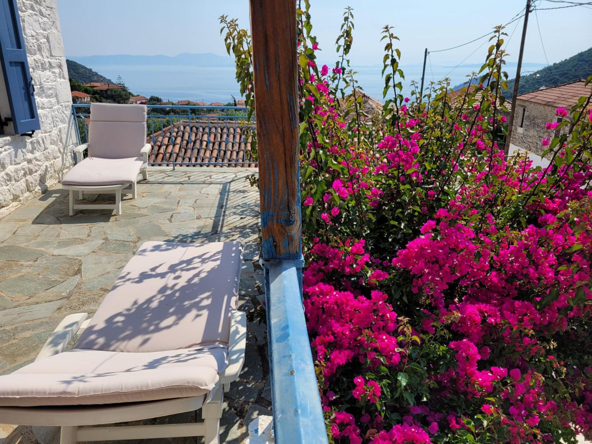 Lovely Traditionnal House With Sea View Tiros Exterior photo